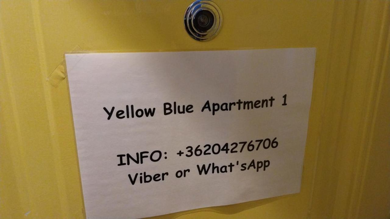 Yellow Blue Apartment 부다페스트 외부 사진