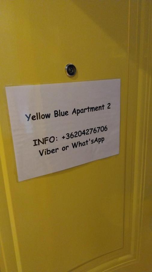 Yellow Blue Apartment 부다페스트 외부 사진